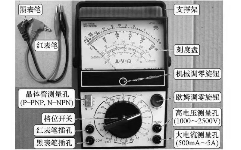 指针万用表的使用方法知识介绍